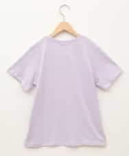 KJKGB22019 a.v.v KIDS(アー・ヴェ・ヴェ) [140-150]アソートロゴＴシャツ ラベンダー