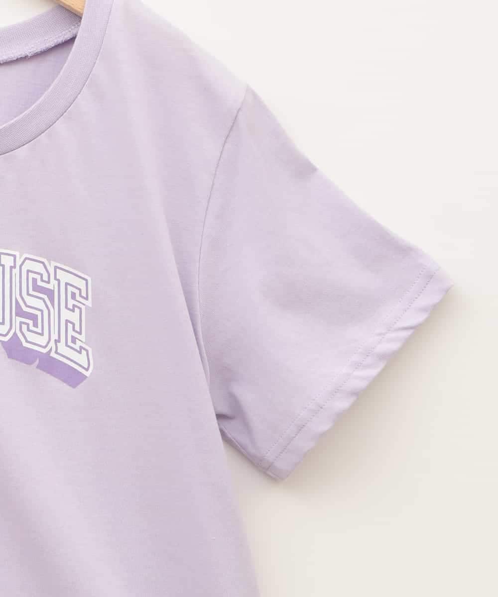KJKGB22019 a.v.v KIDS(アー・ヴェ・ヴェ) [140-150]アソートロゴＴシャツ ラベンダー