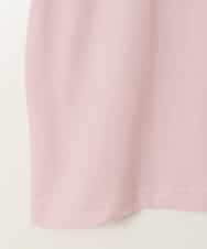 KJKGB23019 a.v.v KIDS(アー・ヴェ・ヴェ) [140-150]シアーギンガムキリカエスリーブＴシャツ ピンク