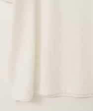 KJKGB23019 a.v.v KIDS(アー・ヴェ・ヴェ) [140-150]シアーギンガムキリカエスリーブＴシャツ ホワイト