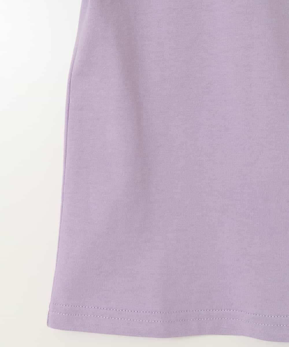 KJKGB51029 a.v.v KIDS(アー・ヴェ・ヴェ) [140-150]フリルオフショルTシャツ ラベンダー