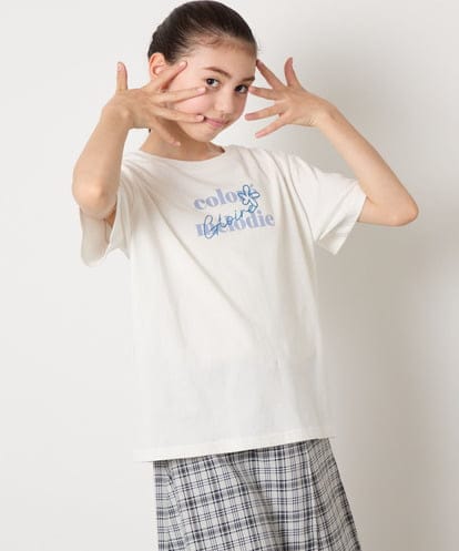 KJKGC22021 a.v.v KIDS [160]【接触冷感】アソートロゴＴシャツ