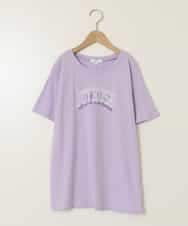 KJKGC22021 a.v.v KIDS(アー・ヴェ・ヴェ) [160]アソートロゴＴシャツ ラベンダー