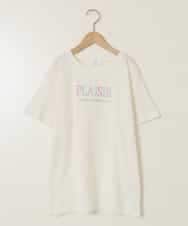 KJKGC22021 a.v.v KIDS(アー・ヴェ・ヴェ) [160]アソートロゴＴシャツ ホワイト