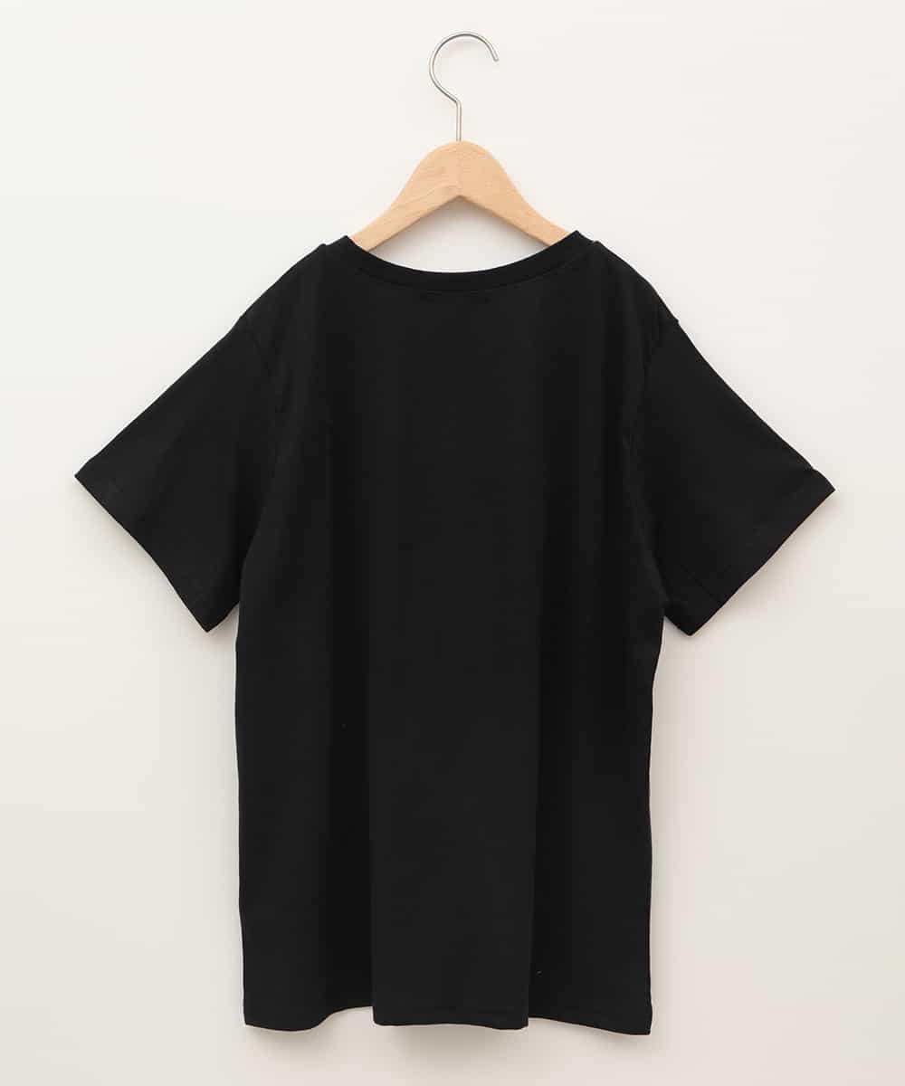 KJKGC22021 a.v.v KIDS(アー・ヴェ・ヴェ) [160]アソートロゴＴシャツ ブラック