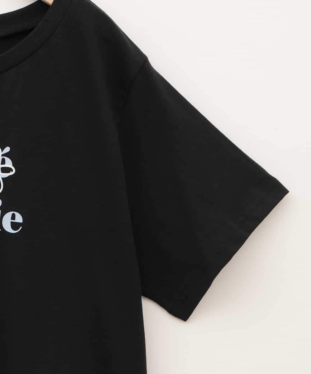 KJKGC22021 a.v.v KIDS(アー・ヴェ・ヴェ) [160]アソートロゴＴシャツ ブラック