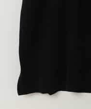 KJKGC23021 a.v.v KIDS(アー・ヴェ・ヴェ) [160]シアーギンガムキリカエスリーブＴシャツ ブラック