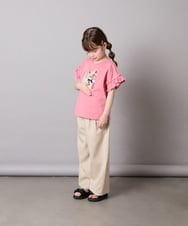 KJKGD04021 a.v.v KIDS(アー・ヴェ・ヴェ) [110-150]【接触冷感/綿100％】モチーフアソートTシャツ ピンク