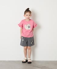 KJKGD04021 a.v.v KIDS(アー・ヴェ・ヴェ) [110-150]【接触冷感/綿100％】モチーフアソートTシャツ ピンク