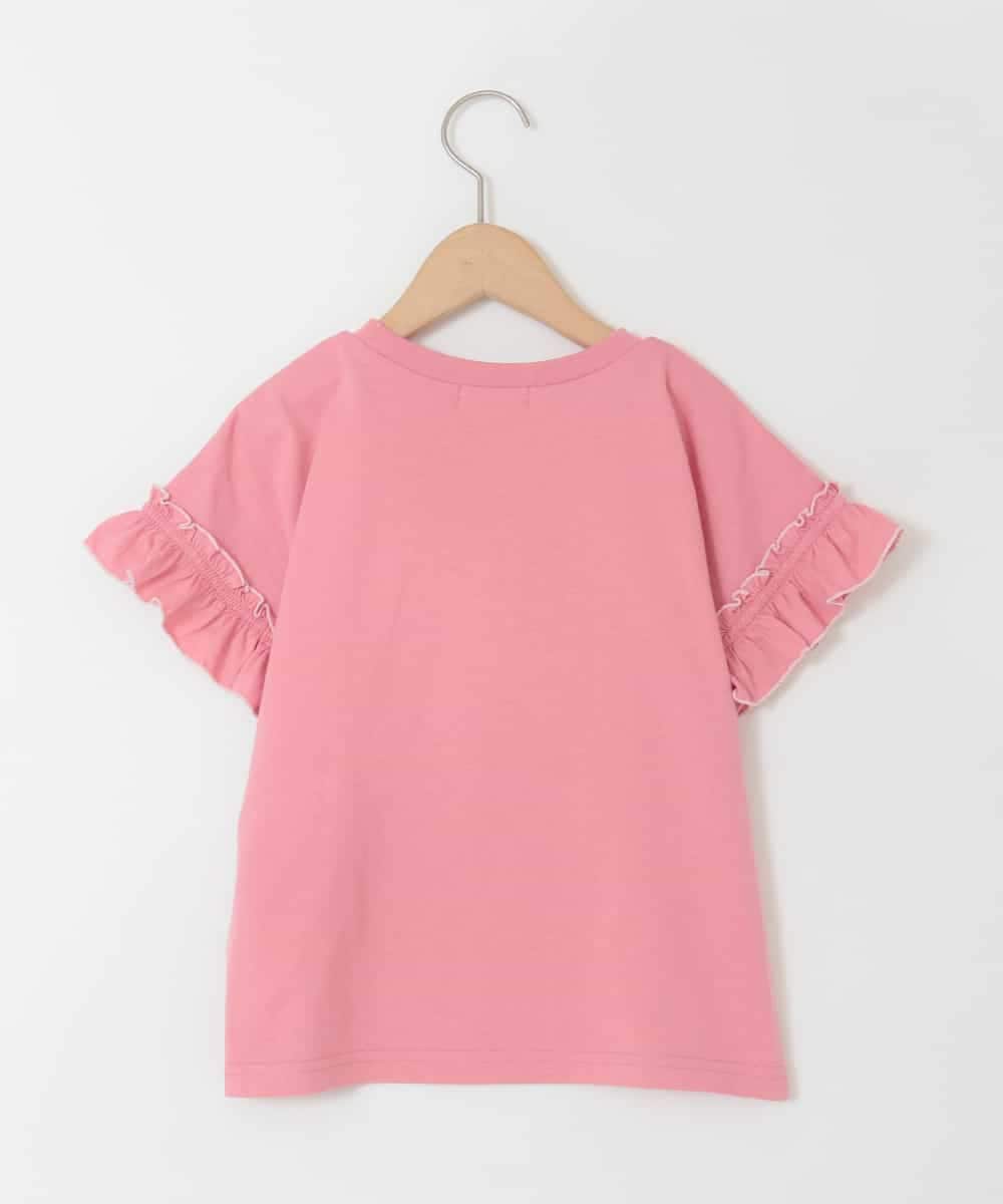 KJKGD04021 a.v.v KIDS(アー・ヴェ・ヴェ) [110-150]【接触冷感/綿100％】モチーフアソートTシャツ ピンク