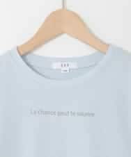 KJKGD42015 a.v.v KIDS(アー・ヴェ・ヴェ) [110-160]【WEB限定】シアーギンガムスリーブTシャツ ライトブルー