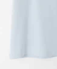 KJKGD42015 a.v.v KIDS(アー・ヴェ・ヴェ) [110-160]【WEB限定】シアーギンガムスリーブTシャツ ライトブルー