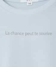 KJKGD42015 a.v.v KIDS(アー・ヴェ・ヴェ) [110-160]【WEB限定】シアーギンガムスリーブTシャツ ライトブルー