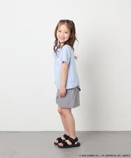 KJKGD61039 a.v.v KIDS(アー・ヴェ・ヴェ) [110-140]【数量限定】[シナモロール＆クロミ]スパンコールTシャツ ライトブルー