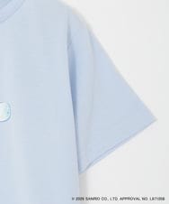 KJKGD61039 a.v.v KIDS(アー・ヴェ・ヴェ) [110-140]【数量限定】[シナモロール＆クロミ]スパンコールTシャツ ライトブルー