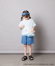 KJKGD62044 a.v.v KIDS(アー・ヴェ・ヴェ) [120-150]【数量限定】[シナモロール＆クロミ]オーバーチュールTシャツ ホワイト