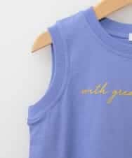 KJKGG34019 a.v.v KIDS(アー・ヴェ・ヴェ) [100-130]ロゴカットソー[WEB限定サイズ] ラベンダー