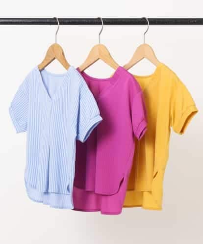 KJKGG87024 a.v.v KIDS [100-130]ビオレu スキッパーチュニックカットソー[WEB限定サイズ]