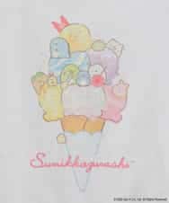 KJKGJ80024 a.v.v KIDS(アー・ヴェ・ヴェ) 【数量限定】すみっコぐらしオリジナル裾フリルＴシャツ[WEB限定サイズ] ホワイト
