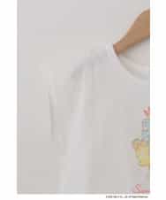 KJKGJ80024 a.v.v KIDS(アー・ヴェ・ヴェ) 【数量限定】すみっコぐらしオリジナル裾フリルＴシャツ[WEB限定サイズ] ホワイト