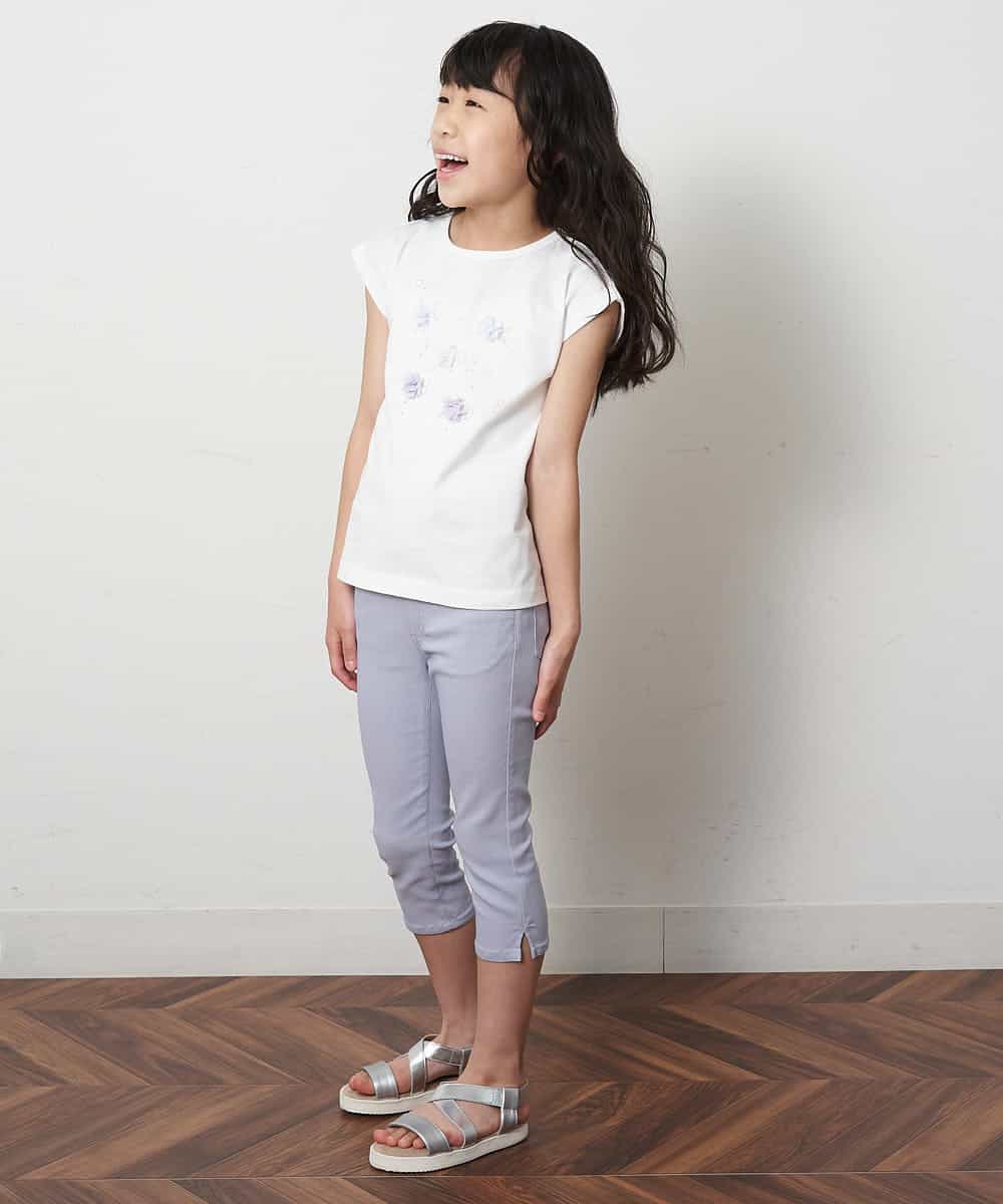 KJKGM62019 a.v.v KIDS(アー・ヴェ・ヴェ) [100-130]【接触冷感】マリンモチーフカットソー[WEB限定サイズ] ラベンダー(ハート)