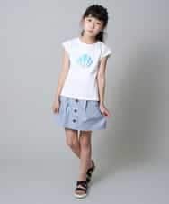 KJKGM62019 a.v.v KIDS(アー・ヴェ・ヴェ) [100-130]【接触冷感】マリンモチーフカットソー[WEB限定サイズ] ラベンダー(ハート)