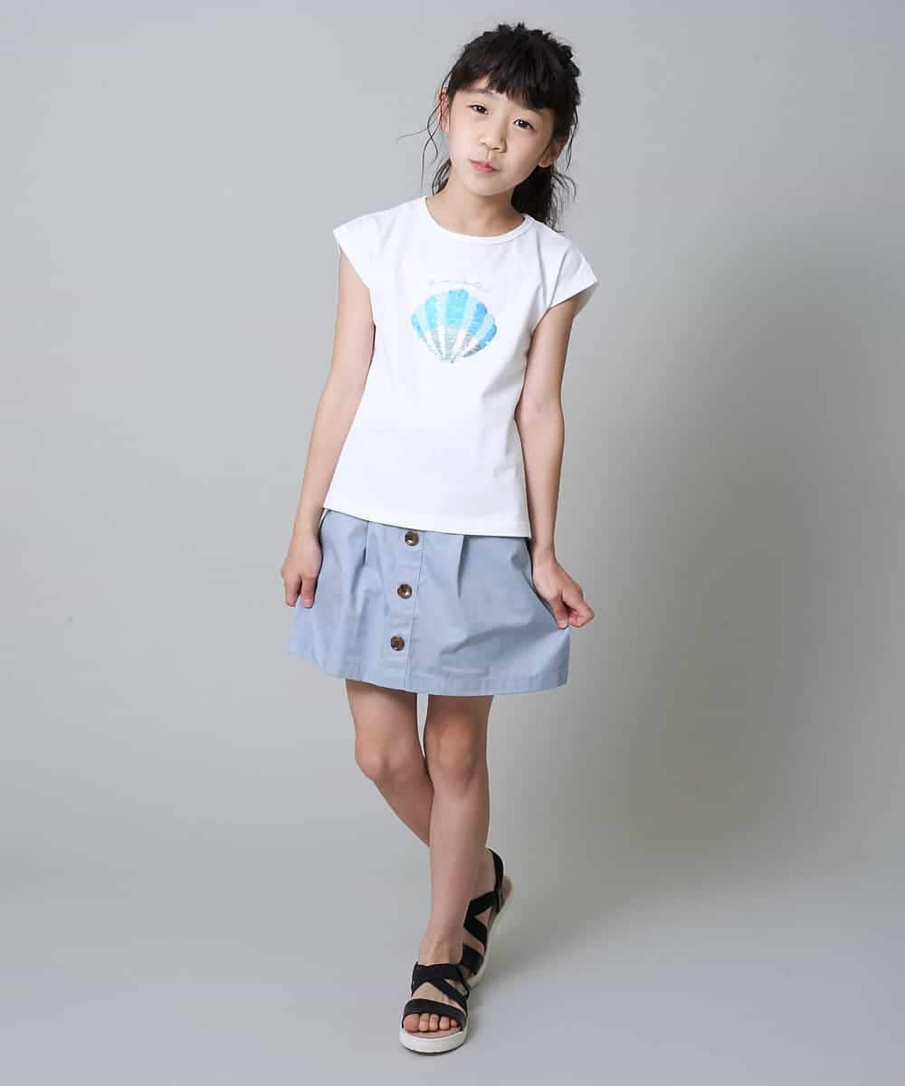 KJKGM62019 a.v.v KIDS(アー・ヴェ・ヴェ) [100-130]【接触冷感】マリンモチーフカットソー[WEB限定サイズ] ラベンダー(ハート)