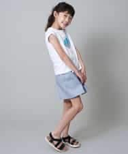 KJKGM62019 a.v.v KIDS(アー・ヴェ・ヴェ) [100-130]【接触冷感】マリンモチーフカットソー[WEB限定サイズ] ラベンダー(ハート)