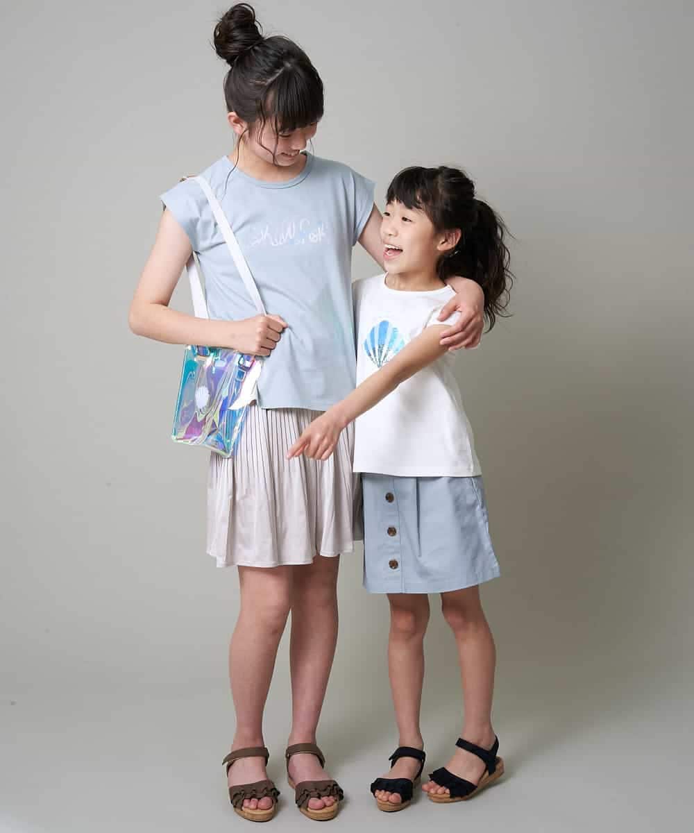 KJKGM62019 a.v.v KIDS(アー・ヴェ・ヴェ) [100-130]【接触冷感】マリンモチーフカットソー[WEB限定サイズ] ラベンダー(ハート)