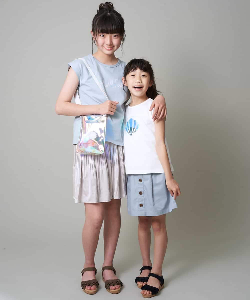 KJKGM62019 a.v.v KIDS(アー・ヴェ・ヴェ) [100-130]【接触冷感】マリンモチーフカットソー[WEB限定サイズ] ラベンダー(ハート)