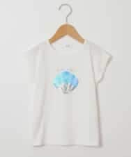 KJKGM62019 a.v.v KIDS(アー・ヴェ・ヴェ) [100-130]【接触冷感】マリンモチーフカットソー[WEB限定サイズ] ラベンダー(ハート)