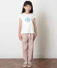 KJKGM62019 a.v.v KIDS(アー・ヴェ・ヴェ) [100-130]【接触冷感】マリンモチーフカットソー[WEB限定サイズ] ラベンダー(ハート)