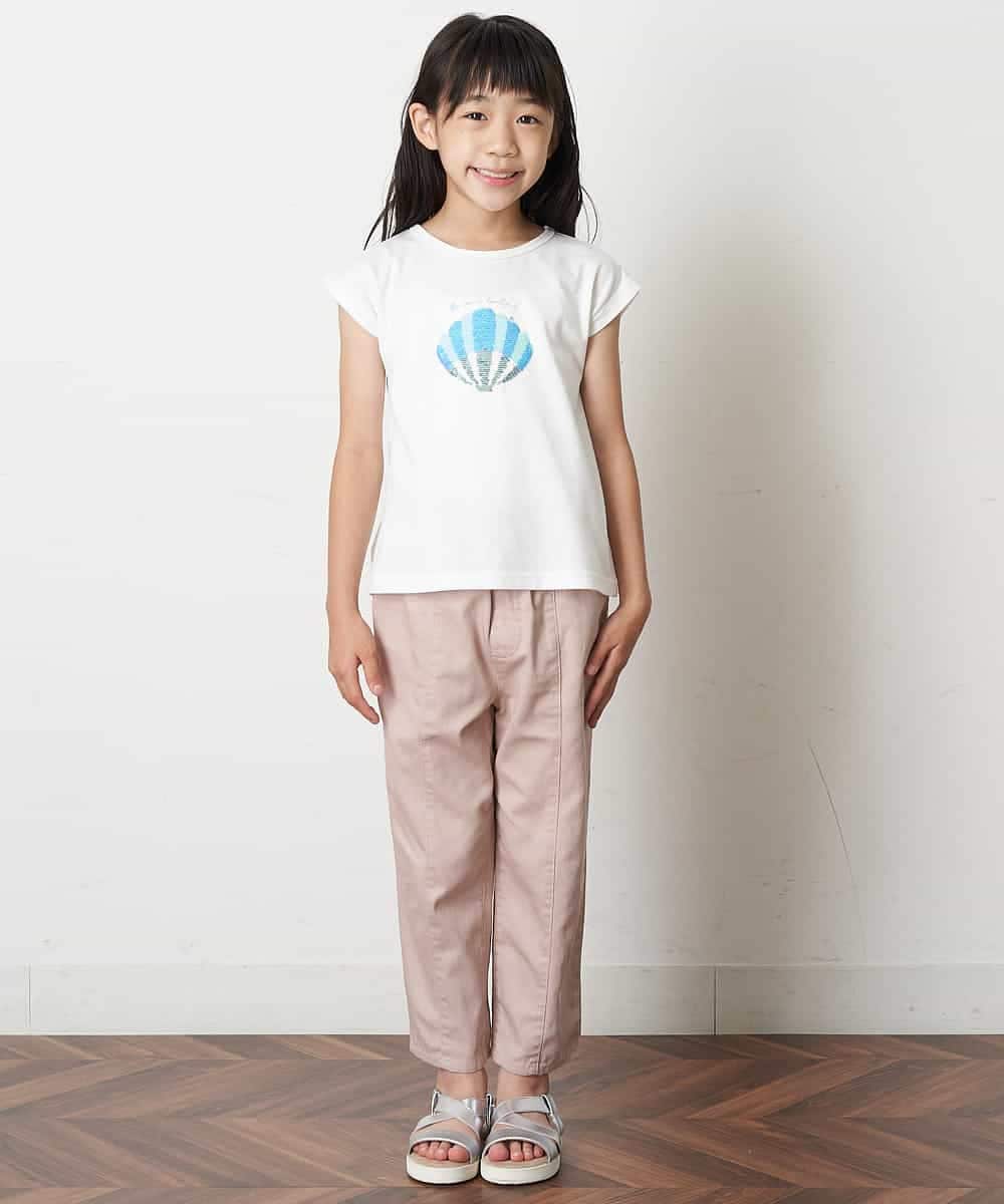 KJKGM62019 a.v.v KIDS(アー・ヴェ・ヴェ) [100-130]【接触冷感】マリンモチーフカットソー[WEB限定サイズ] ラベンダー(ハート)