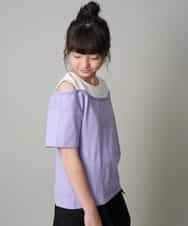KJKGM69019 a.v.v KIDS(アー・ヴェ・ヴェ) [100-130]タンクドッキングカットソー[WEB限定サイズ] グリーン