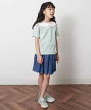 KJKGM69019 a.v.v KIDS(アー・ヴェ・ヴェ) [100-130]タンクドッキングカットソー[WEB限定サイズ] グリーン