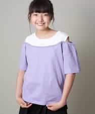 KJKGM69019 a.v.v KIDS(アー・ヴェ・ヴェ) [100-130]タンクドッキングカットソー[WEB限定サイズ] ラベンダー