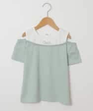 KJKGM69019 a.v.v KIDS(アー・ヴェ・ヴェ) [100-130]タンクドッキングカットソー[WEB限定サイズ] グリーン