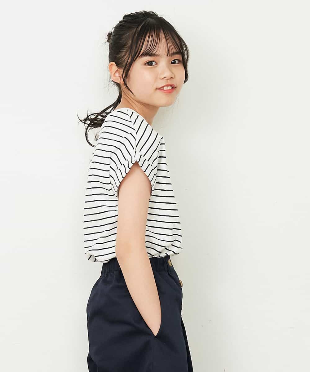 KJKGP04019 a.v.v KIDS(アー・ヴェ・ヴェ) [100-130]アソートロゴTシャツ ラベンダー