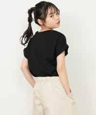 KJKGP04019 a.v.v KIDS(アー・ヴェ・ヴェ) [100-130]アソートロゴTシャツ ラベンダー