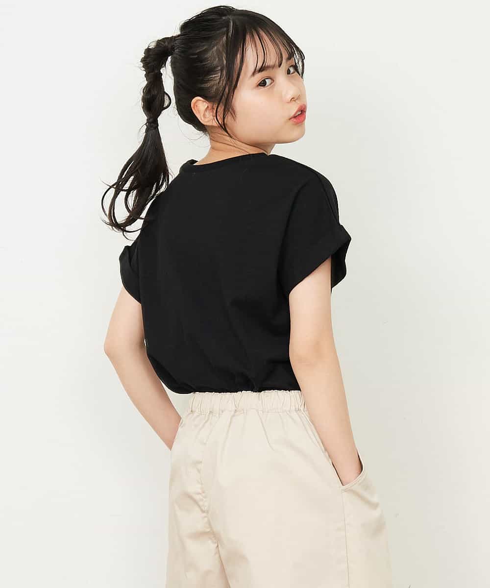 KJKGP04019 a.v.v KIDS(アー・ヴェ・ヴェ) [100-130]アソートロゴTシャツ ラベンダー