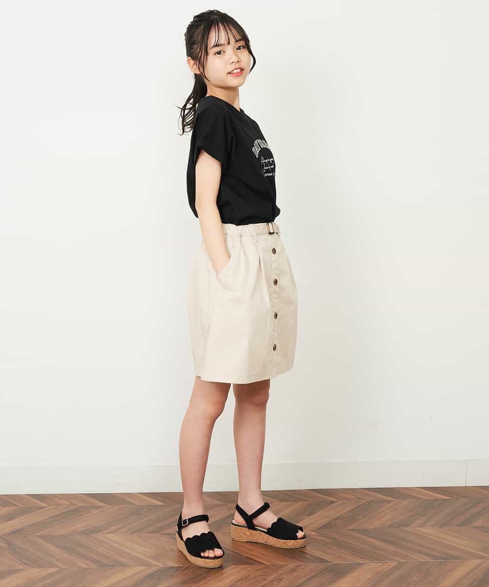 KJKGP04019 a.v.v KIDS(アー・ヴェ・ヴェ) [100-130]アソートロゴTシャツ ラベンダー