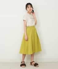 KJKGP04019 a.v.v KIDS(アー・ヴェ・ヴェ) [100-130]アソートロゴTシャツ ラベンダー