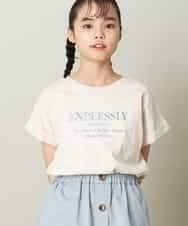 KJKGP04019 a.v.v KIDS(アー・ヴェ・ヴェ) [100-130]アソートロゴTシャツ ラベンダー