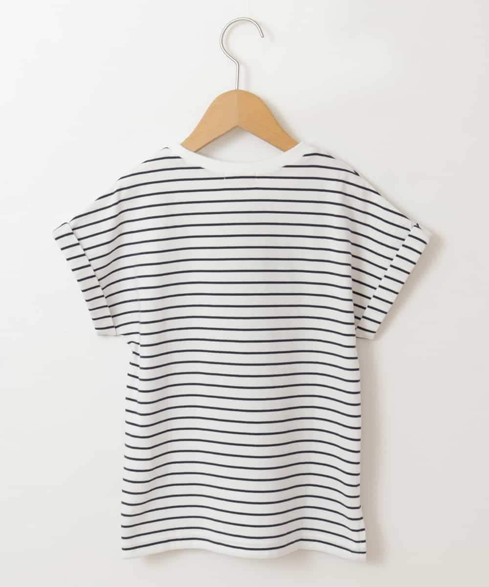 KJKGP04019 a.v.v KIDS(アー・ヴェ・ヴェ) [100-130]アソートロゴTシャツ ボーダー