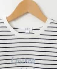 KJKGP04019 a.v.v KIDS(アー・ヴェ・ヴェ) [100-130]アソートロゴTシャツ ボーダー