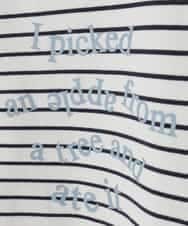 KJKGP04019 a.v.v KIDS(アー・ヴェ・ヴェ) [100-130]アソートロゴTシャツ ボーダー
