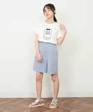 KJKGP05019 a.v.v KIDS(アー・ヴェ・ヴェ) [100-130]フリルスリーブアソートモチーフTシャツ ピンク