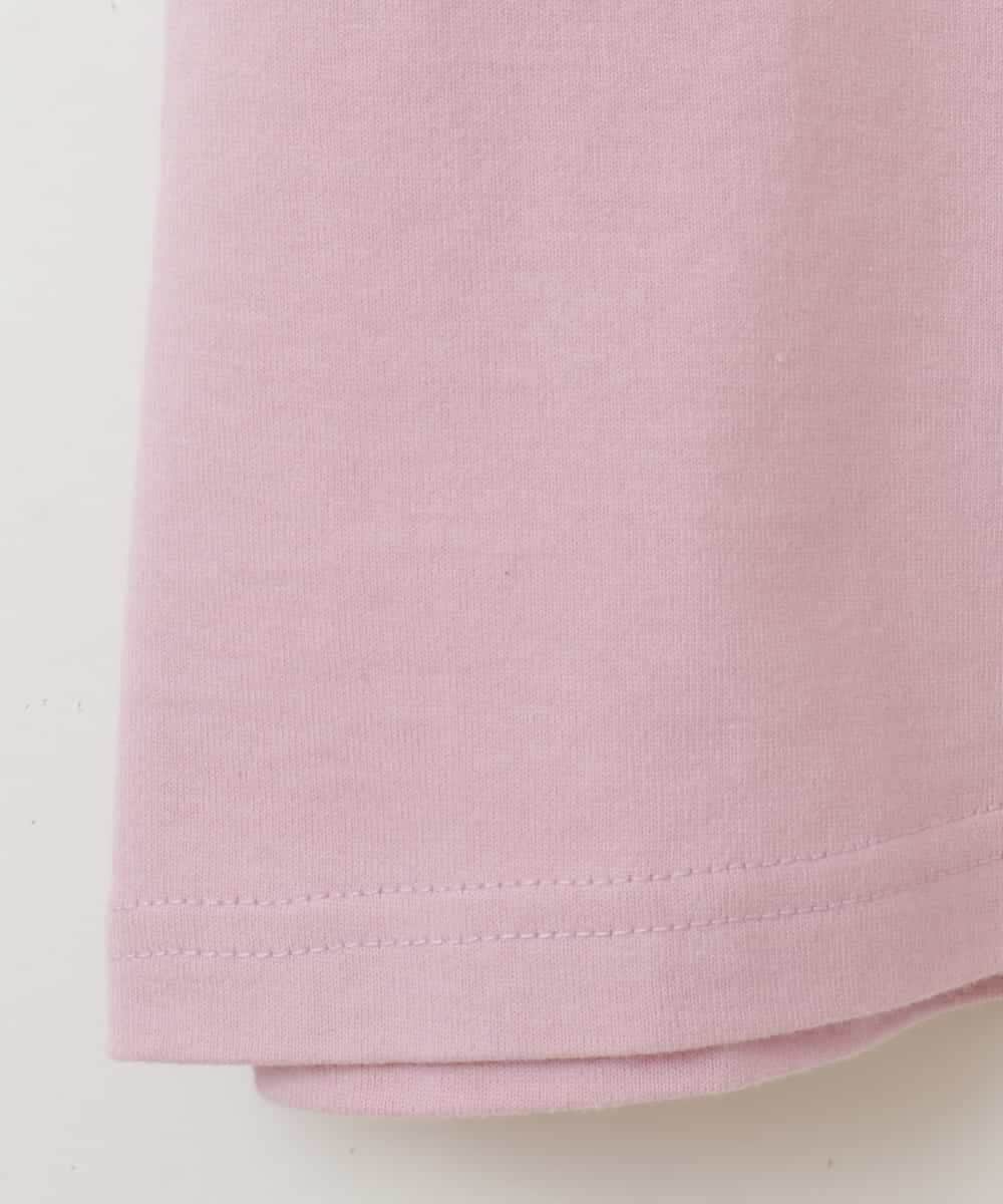 KJKGP05019 a.v.v KIDS(アー・ヴェ・ヴェ) [100-130]フリルスリーブアソートモチーフTシャツ ピンク