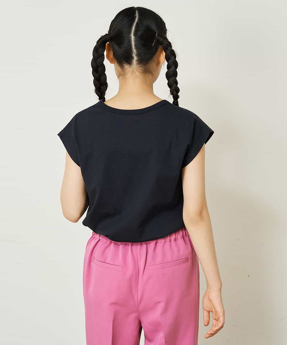 KJKGP08019 a.v.v KIDS(アー・ヴェ・ヴェ) [100-130]マリンコレクションTシャツ ホワイト