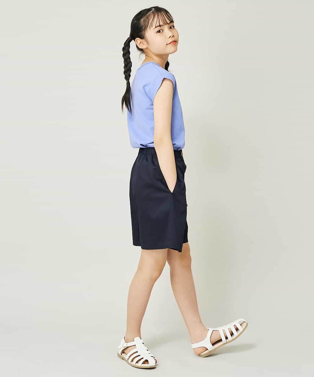 KJKGP08019 a.v.v KIDS(アー・ヴェ・ヴェ) [100-130]マリンコレクションTシャツ ホワイト